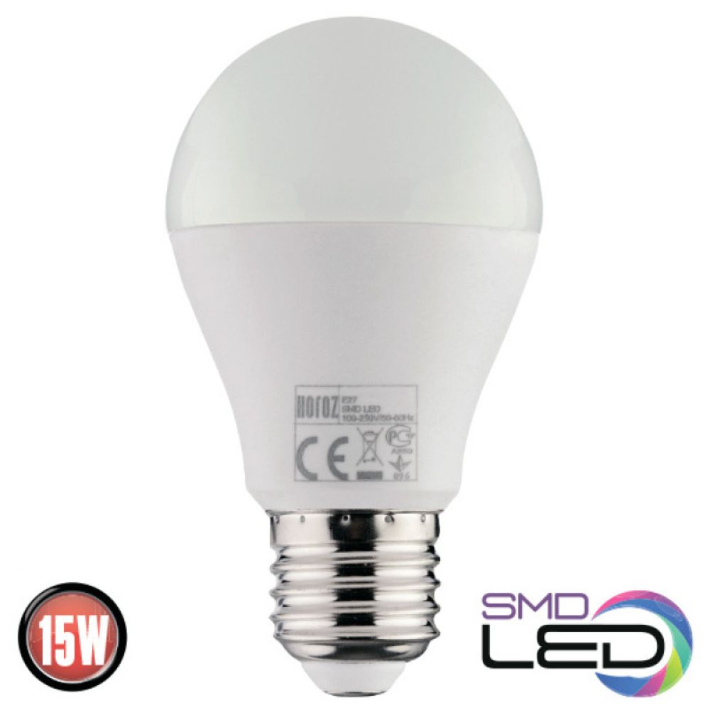 Bec Led 15W 6400K E27 175-250V Premier Horoz