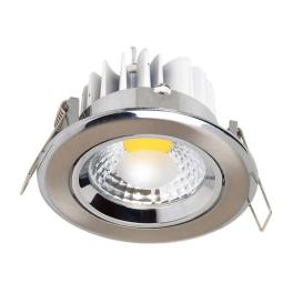 Spot Led COB, Melisa-3, 3W 230Lm, Crom Mat 6500K, Rotund 100-240V IP20