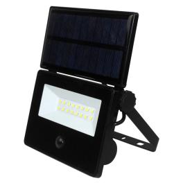 Proiector LED solar cu senzor Spider, 16W, 6400K, 1600lm, IP54