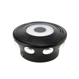 Aplica LED perete exterior Bolero, 9W, 4200K, 865lm, negru