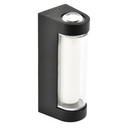 Aplica LED perete exterior Vector, 12W, 4200K, 728lm, IP65, negru