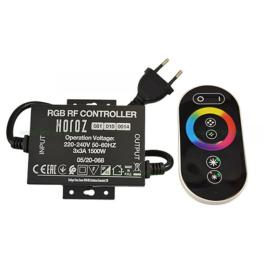 Alimentator cu Telecomanda Touch  RGB Volga 1500W 3x3A 10mm RF2 IP65