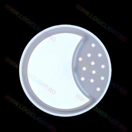 Lustra Led Moon Stars, Cu Telecomanda, Intensitate Reglabila 3000K/4000K/6500K, 96W