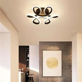 Lustra Led Alaska 30W Neagra, Intens. Reglabila 3000K/4000K/6500K