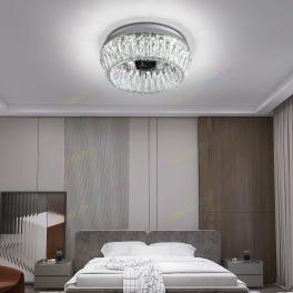 Lustra Led Rotunda, Cristale, 144W