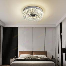 Lustra Led Rotunda,Cristale, 200W