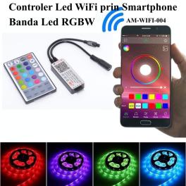 Controler banda led RGBW wifi, 32 taste 