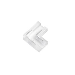 Conector pentru banda LED 8mm colt transparent 5.5A