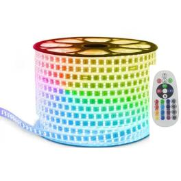 Rola banda Led RGB 100ml,  5050 120 leduri, IP65 220V