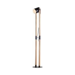 Lampadar D001T-1H-1xE27 Wooden, max 1x23W