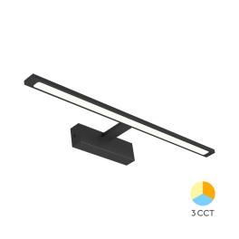 Corp led pentru oglinda/baie Aria 12W 3culori CCT (Negru)