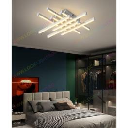 Lustra Led Alba, Cu 8 Brate Si Telecomanda, Intensitate Reglabila, 160W 11200Lm