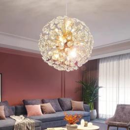 Candelabru Magnificent Glow 500, diametru 50cm,iluminat modern, bec G9, auriu