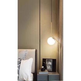 Lustra Copper Glow, iluminat modern, E27, 60W, auriu cupru