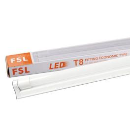 Tub Led Transparent Cu Suport Complet Fsl 18W 120Cm Lumina Rece