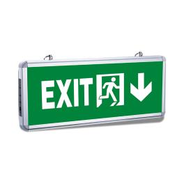 Lampa Exit de Emergenta suspendata cu doua fețe 3W (Sageata jos)