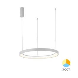 Lustra LED suspendata BELLA RND cu 3 prinderi - 36W  3CCT (Alb)