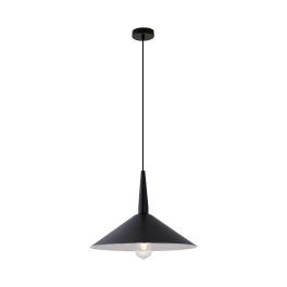 Lustra Pendul Model Con Larg P009R-1H-1xE27 (Negru)