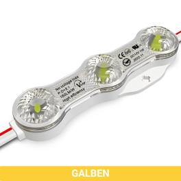 Modul LED Samsung, cu chip 12V, 1.1W,  170°, 130lm, IP68, color (Galben)