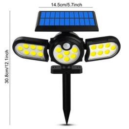 Lampa Led cu Panou Solar si Senzor de Miscare, Led COB, IP65