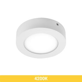 Plafoniera LED Caroline, 12W, 840lm, rotunda, IP20,alb, design minimalist (4200K)