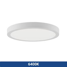 Plafoniera LED Caroline, 28W, 1960lm, rotunda, IP20,alb, design minimalist (6400K)