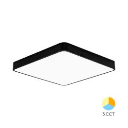 Plafoniera LED patrata 36w BLADE 3CCT (Negru)