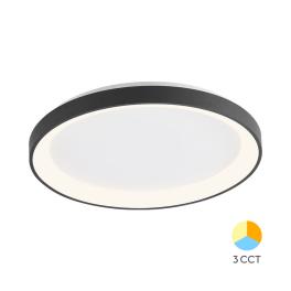 Plafoniera LED rotunda 36w BELLA-SLS-SR 3CCT (Negru)