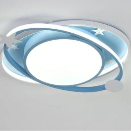 Lustra camera copil Led Blue Sky Circle 140W 60cm