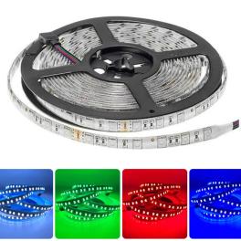 Banda Led 12V RGB SMD5050, 60leduri, IP44, 5m