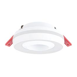 Rama spot LED Azer 1, rotunda, GU10, diametru 70mm, design modern (Alb)