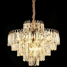 Candelabru Cristal Golden Rain 500, Dulie 8XE27