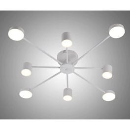 Lustra Led Cu Telecomanda, 3 Tipuri De Lumina, Intensitate Reglabila, 96W, Alb