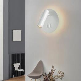 Aplica De Perete 11W Rotunda, Alb Minimalist, Lumina Neutra 4000K