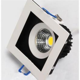 Spot Led COB, Sabrina-8, 8W 371Lm, Alb cu Negru Reglabil 100-240V (3000K)