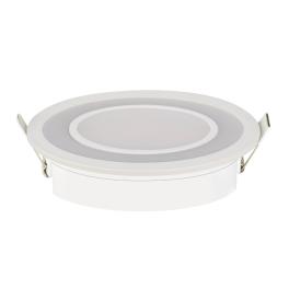 Spot LED fix, incastrat, 12W, 4200K, rotund, Carter12 (Alb)