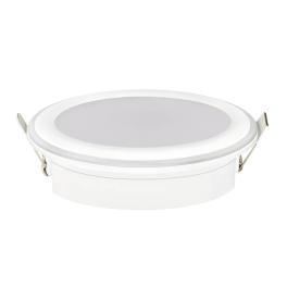 Spot LED fix, incastrat, 12W, 4200K, rotund, Parker 12 (Alb)