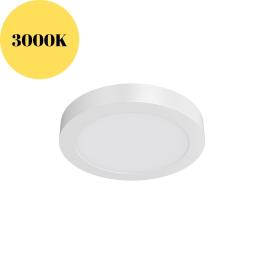 Spot Led Rotund Alb Aplicat 6W ⌀120mm (3000K)