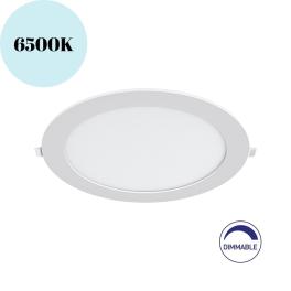 Spot Led Rotund Alb Incastrat 18W Dimabil ⌀229mm (6500K)