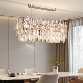 Candelabru Crystal Brilliance, iluminat modern, E14, 800x300,auriu