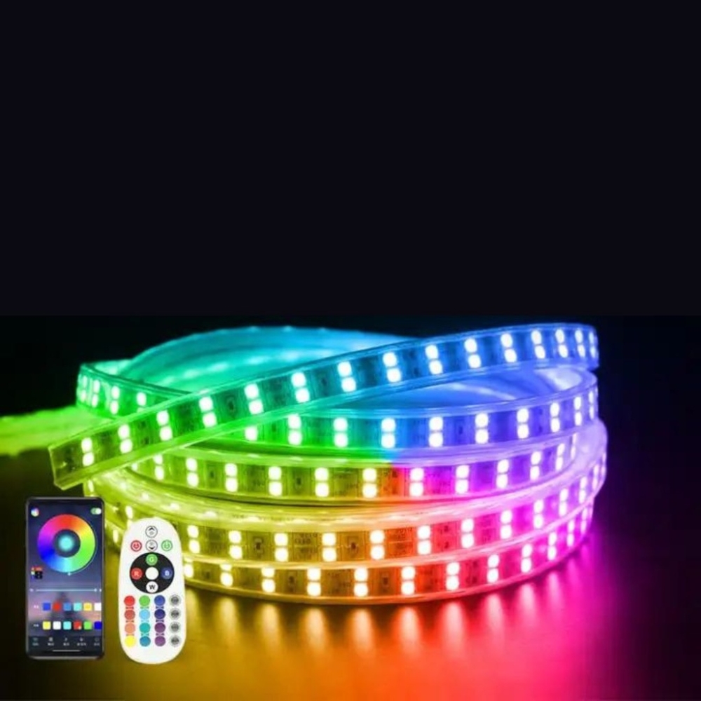 Banda Led RGB 1m, 5050 120 leduri, IP65 220V