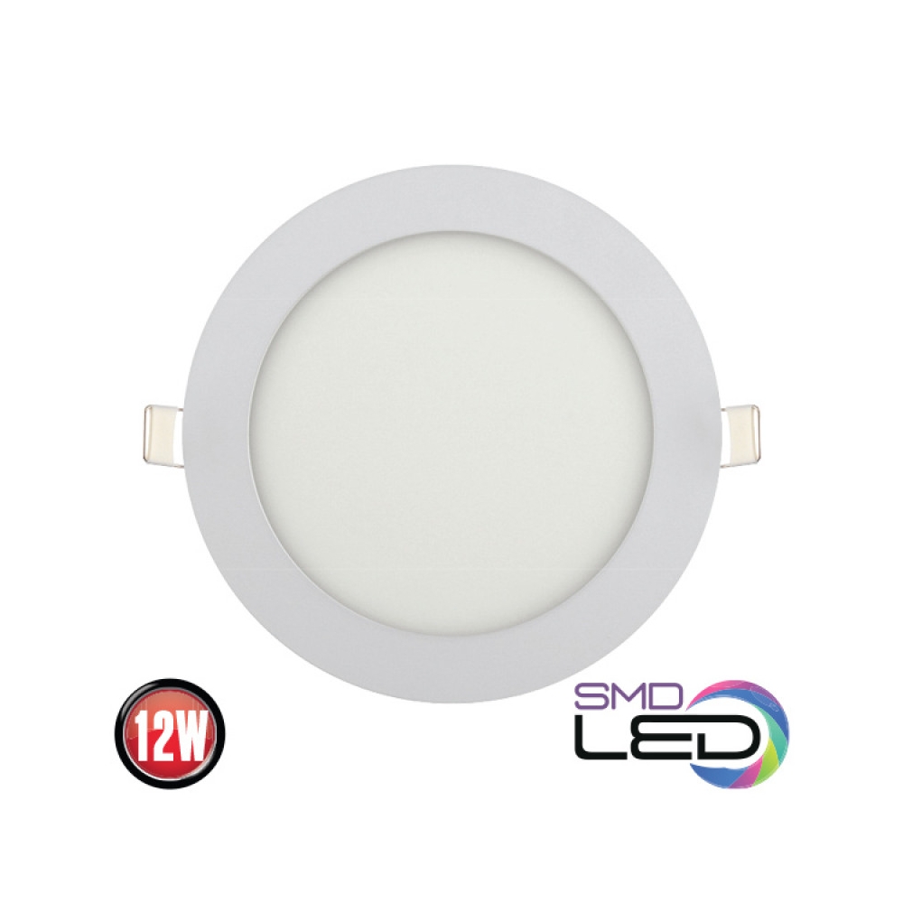 Spot Led Rotund incastrat, 12W 3000K 220-240V 